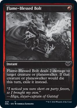Flame Blessed Bolt 425 (Innistrad: Double Feature) 