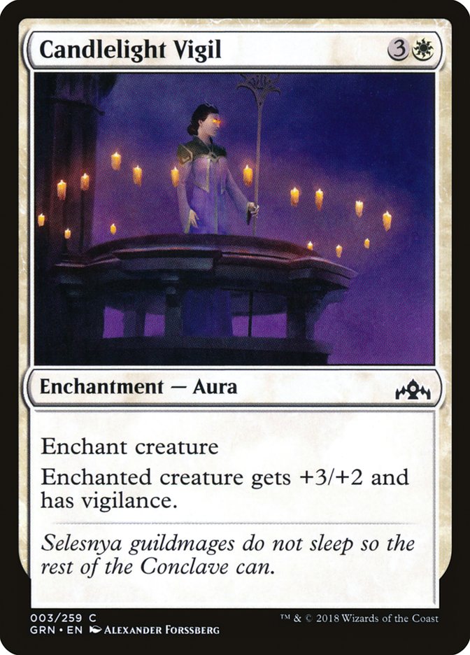 Candlelight Vigil 3/259 (Guilds of Ravnica)  - Foil
