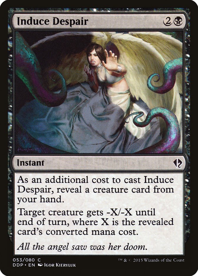 Induce Despair 53/80 (Duel Decks: Zendikar vs. Eldrazi) 