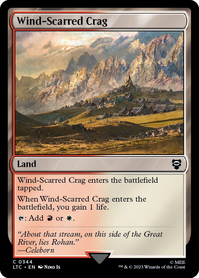 Wind-Scarred Crag 344 (Commander: The Lord of the Rings: Tales of Middle-earth) 