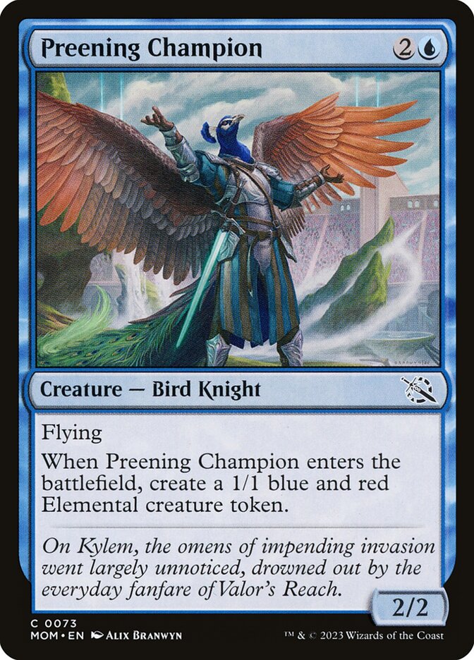 Preening Champion 73/291 (March of the Machine) 