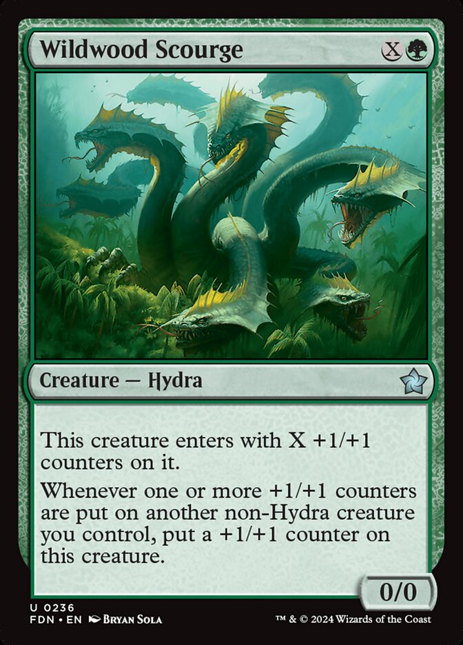 Wildwood Scourge 236/291 (Foundations)  - Foil