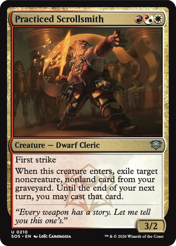 Practiced Scrollsmith [Secrets of Strixhaven]