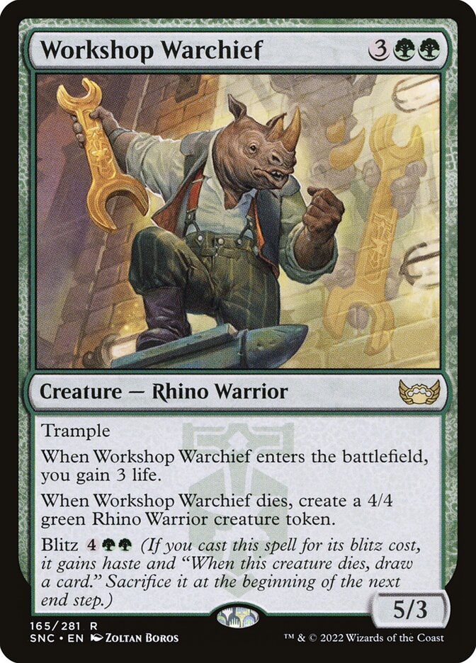 Workshop Warchief 165/281 (Streets of New Capenna) 