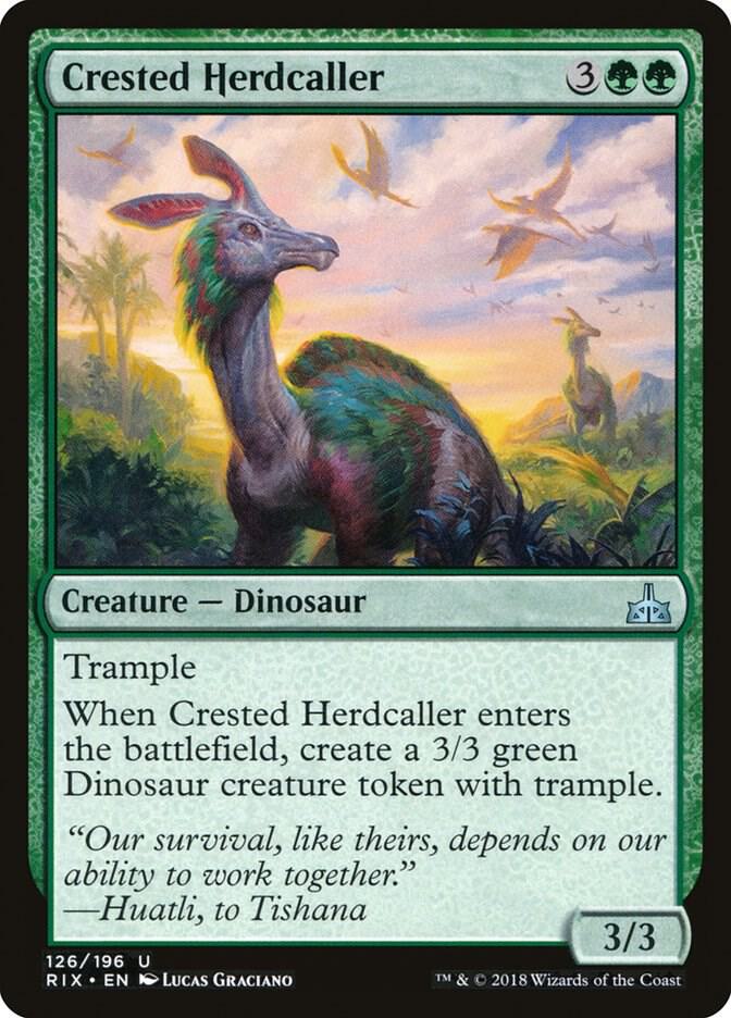 Crested Herdcaller 126/196 (Rivals of Ixalan) 