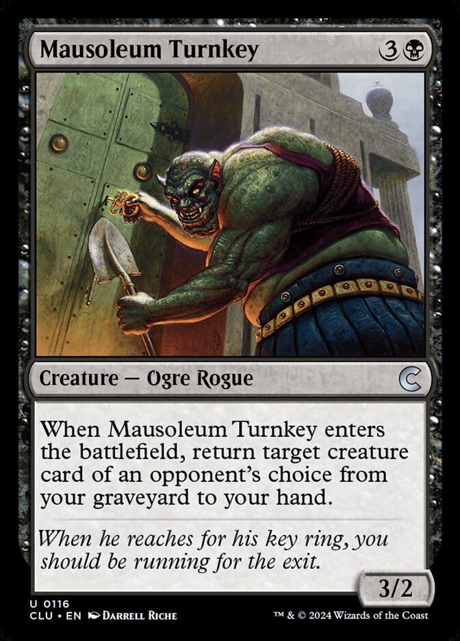 Mausoleum Turnkey 116/284 (Ravnica: Clue Edition) 