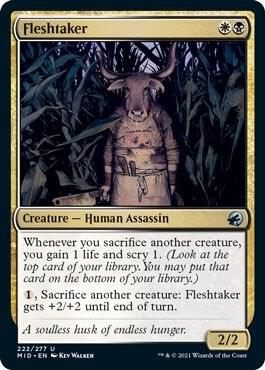 Fleshtaker 222/277 (Innistrad: Midnight Hunt)  - Foil
