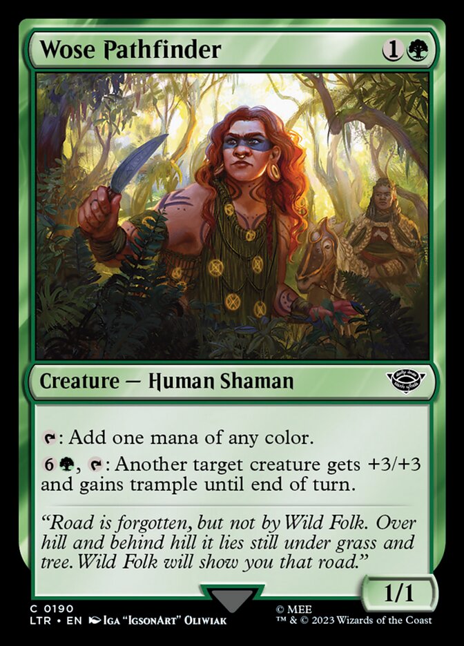 Wose Pathfinder 190 (Universes Beyond: The Lord of the Rings: Tales of Middle-earth)  - Foil