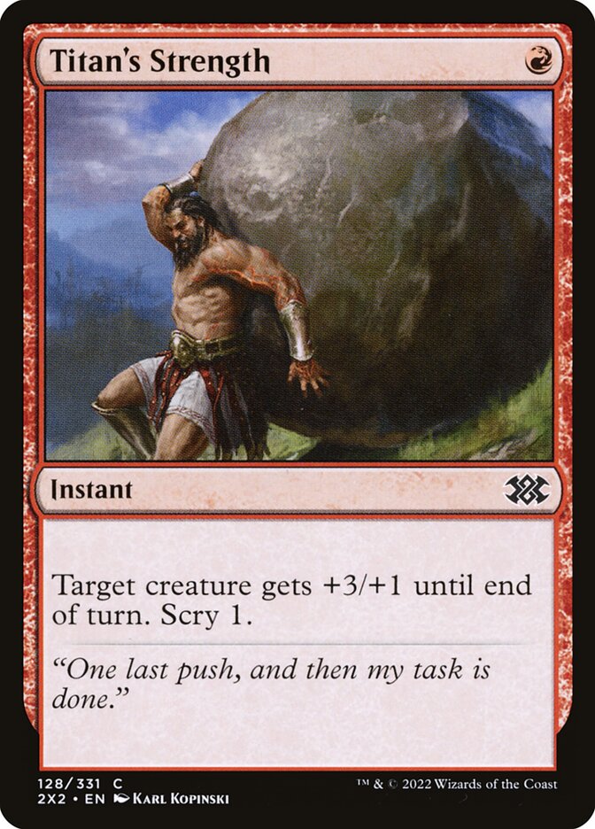 Titan's Strength 128/331 (Double Masters 2022) 