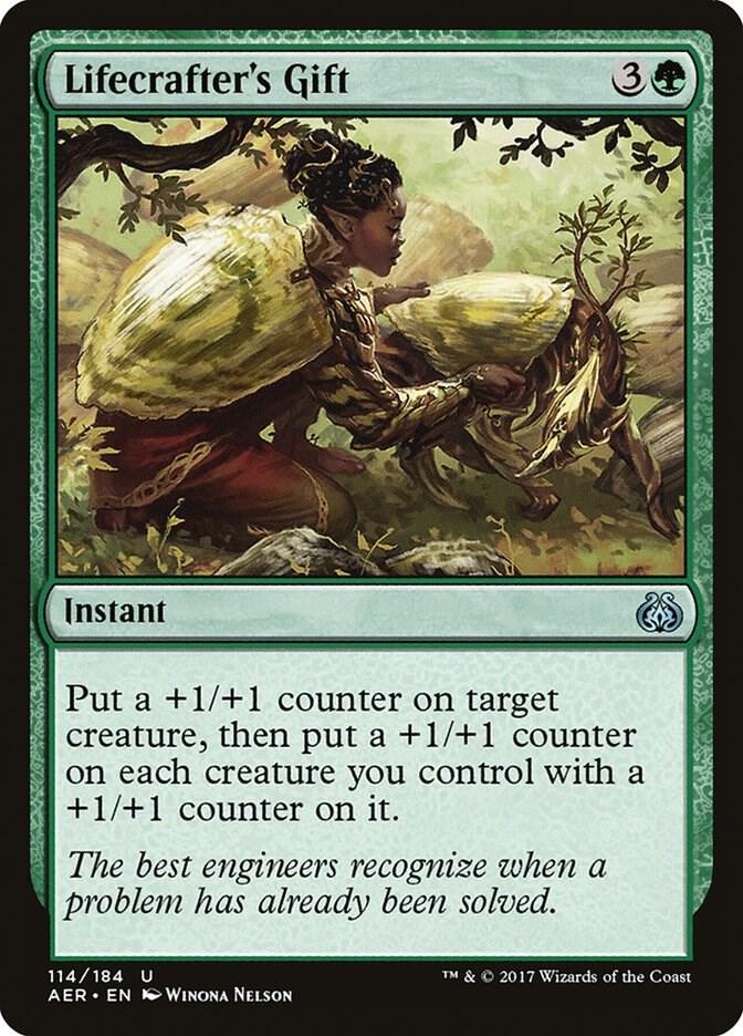 Lifecrafter's Gift 114/184 (Aether Revolt) 
