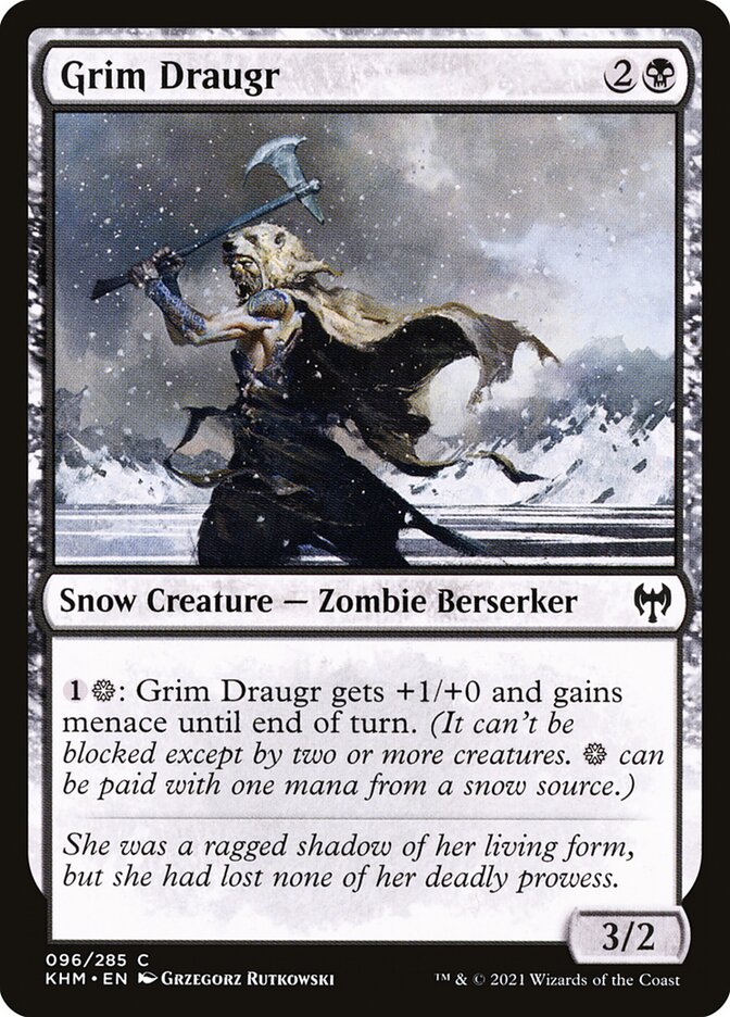 Grim Draugr 96 (Kaldheim)  - Foil