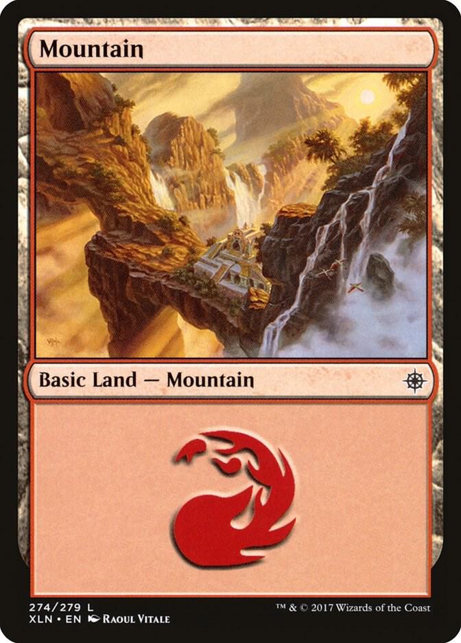 Mountain 274/279 (Ixalan)  - Foil