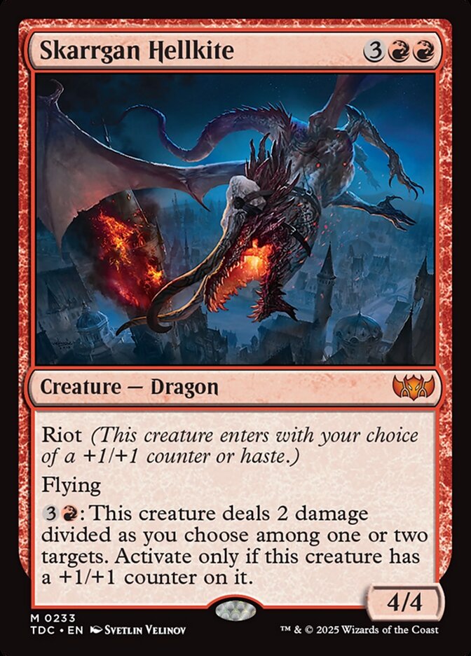 Skarrgan Hellkite 233 (Commander: Tarkir: Dragonstorm) 