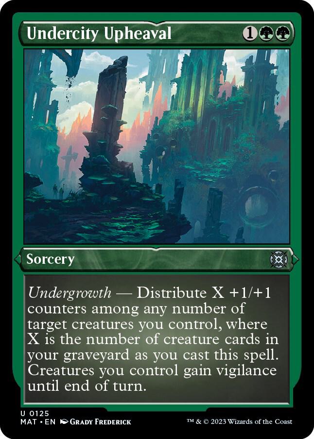 Undercity Upheaval 125/50 (March of the Machine: The Aftermath)  - Etched Foil