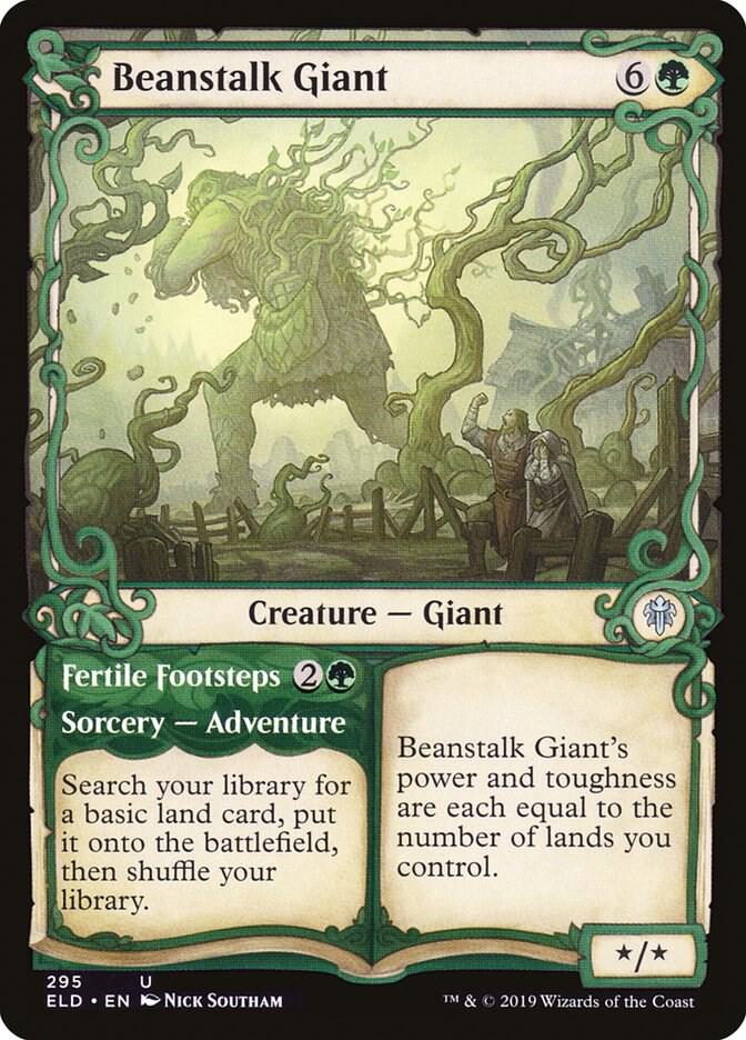 Beanstalk Giant // Fertile Footsteps 295 (Throne of Eldraine)  - Showcase Foil