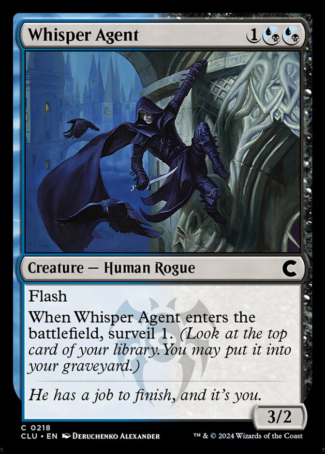 Whisper Agent 218/284 (Ravnica: Clue Edition) 