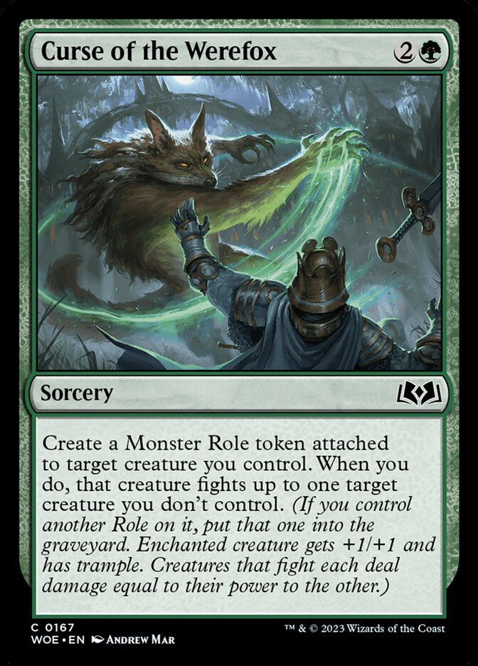 Curse of the Werefox 167/276 (Wilds of Eldraine)  - Foil