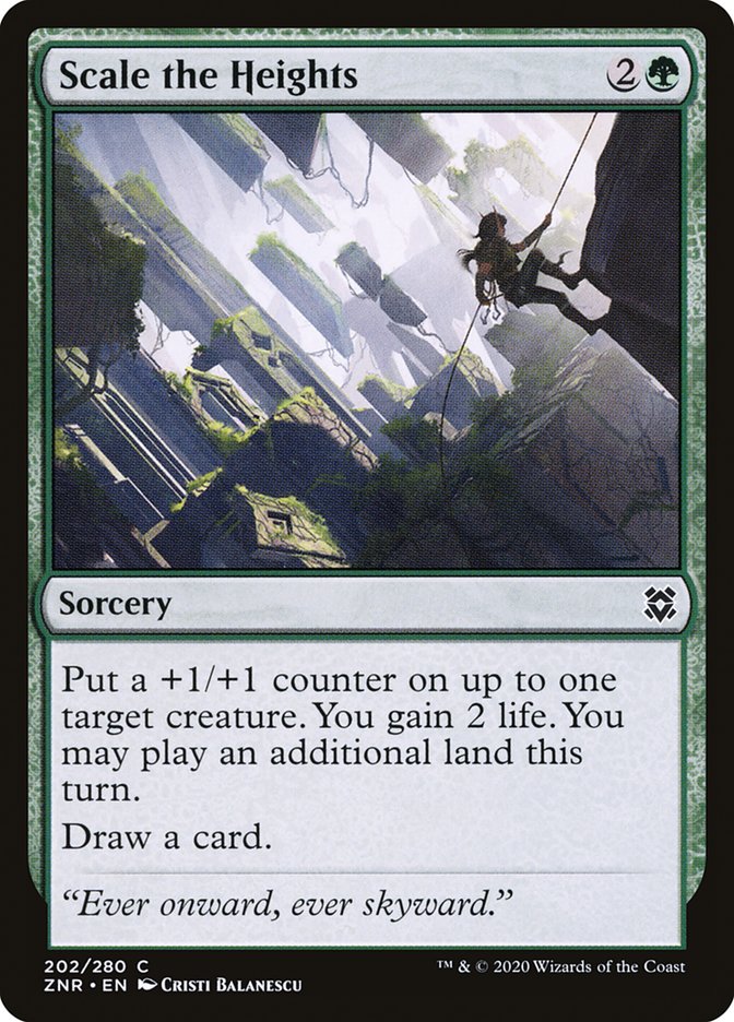 Scale the Heights 202/280 (Zendikar Rising) 