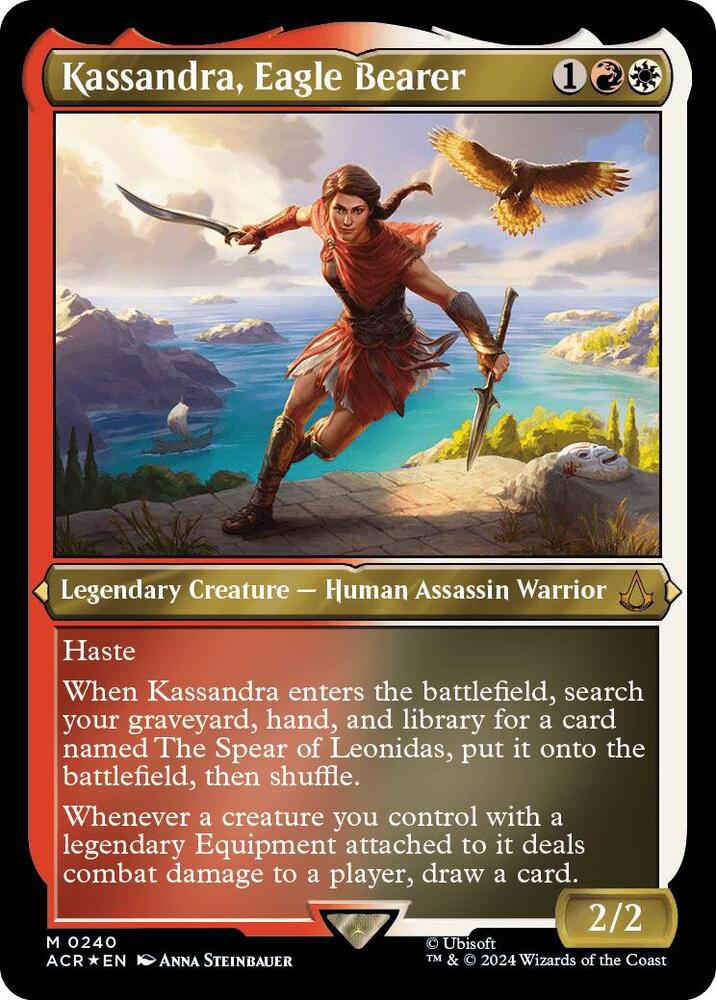Kassandra, Eagle Bearer 240 (Universes Beyond: Assassin's Creed)  - Etched Foil