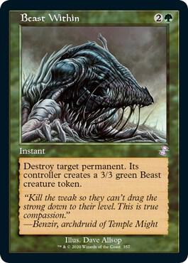 Beast Within 357/289 (Time Spiral: Remastered) 