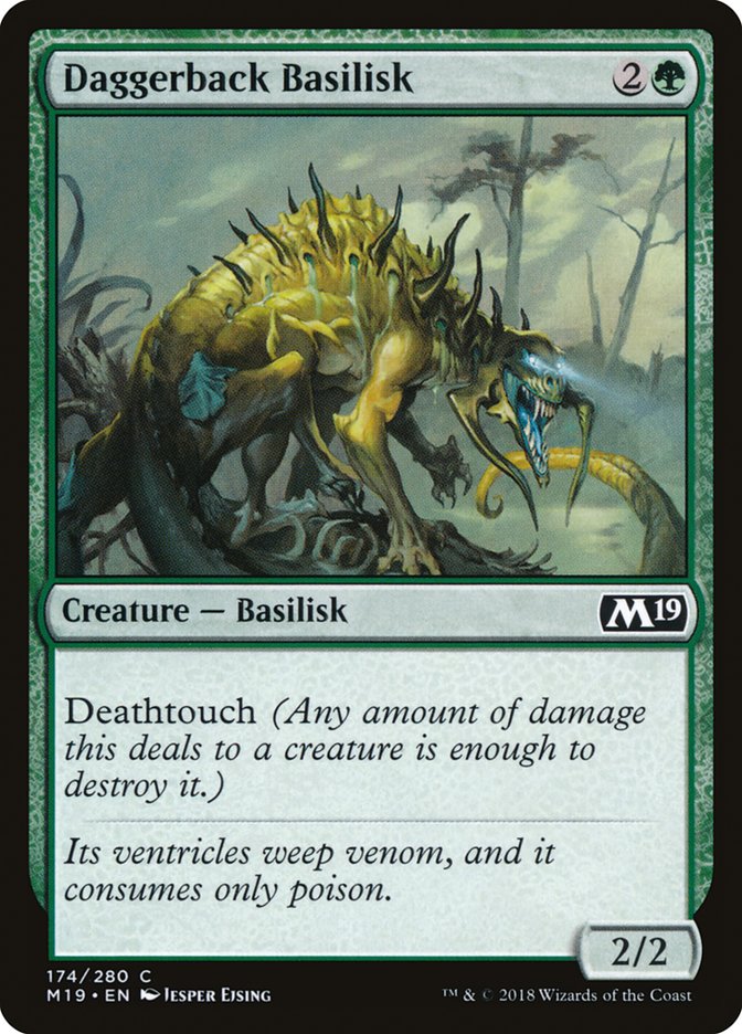 Daggerback Basilisk 174/280 (Core Set 2019) 