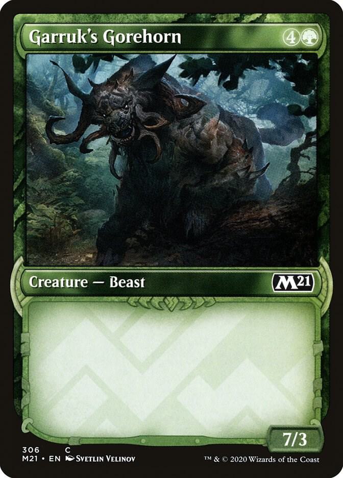 Garruk's Gorehorn 306 (Core Set 2021)  - Showcase