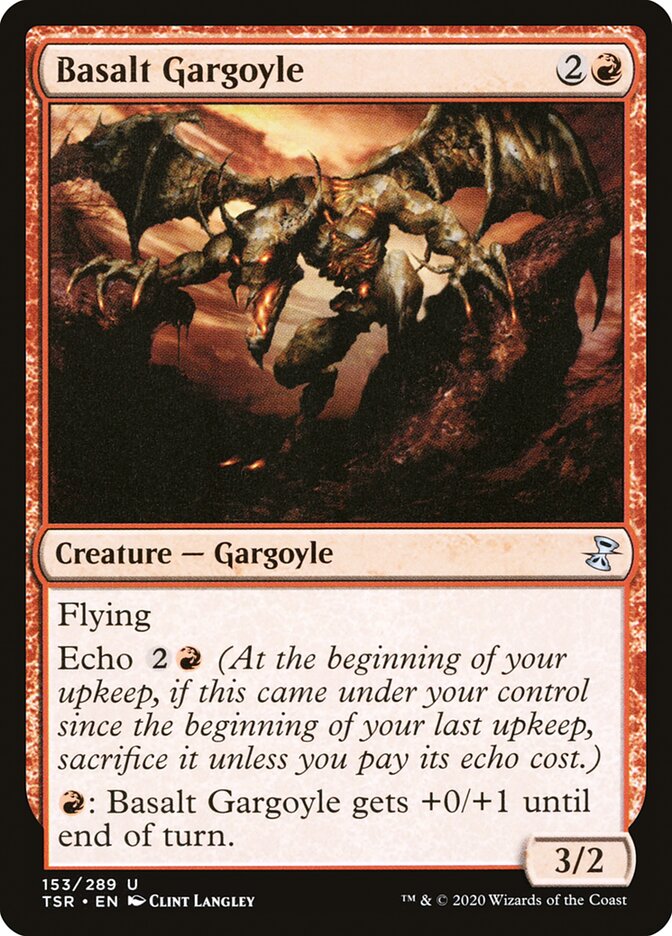 Basalt Gargoyle 153/289 (Time Spiral: Remastered) 