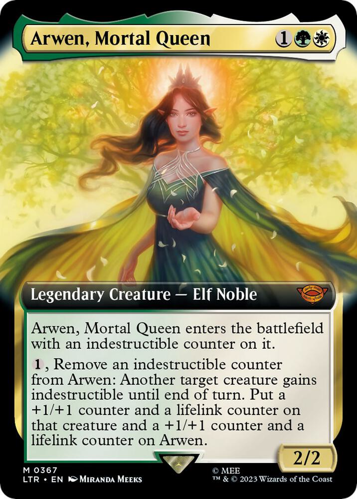Arwen, Mortal Queen 367 (Universes Beyond: The Lord of the Rings: Tales of Middle-earth)  - Extended Art