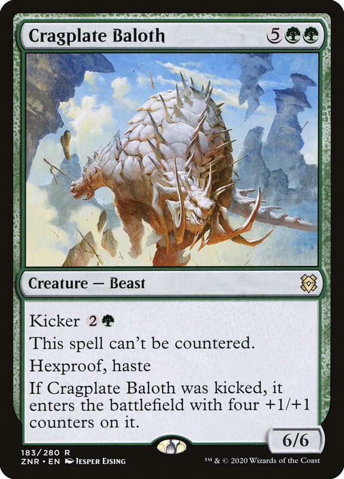 Cragplate Baloth 183/280 (Zendikar Rising) 