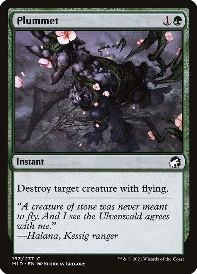 Plummet 193/277 (Innistrad: Midnight Hunt) 