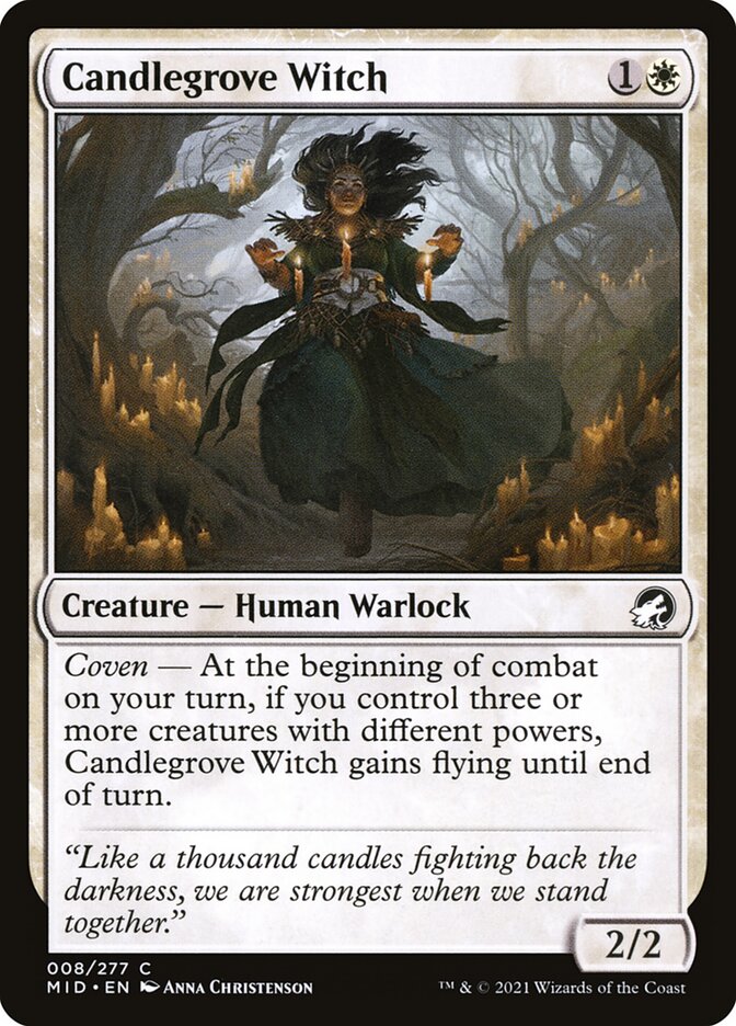 Candlegrove Witch 8/277 (Innistrad: Midnight Hunt) 