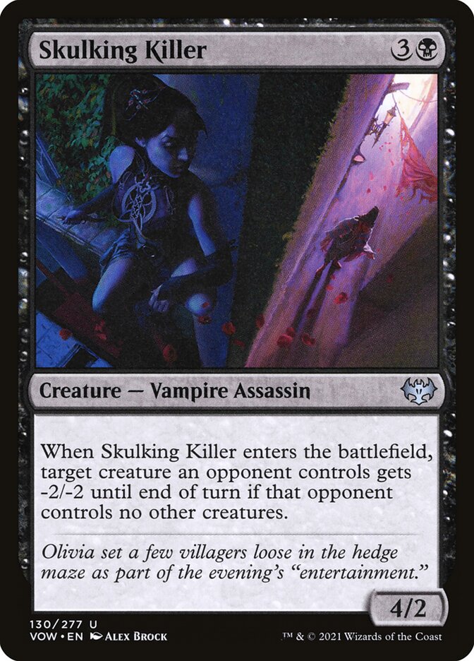 Skulking Killer 130/277 (Innistrad: Crimson Vow) 