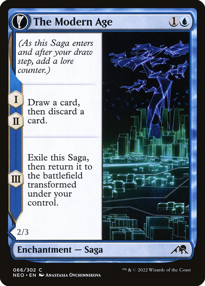 The Modern Age // Vector Glider 66/302 (Kamigawa: Neon Dynasty) 