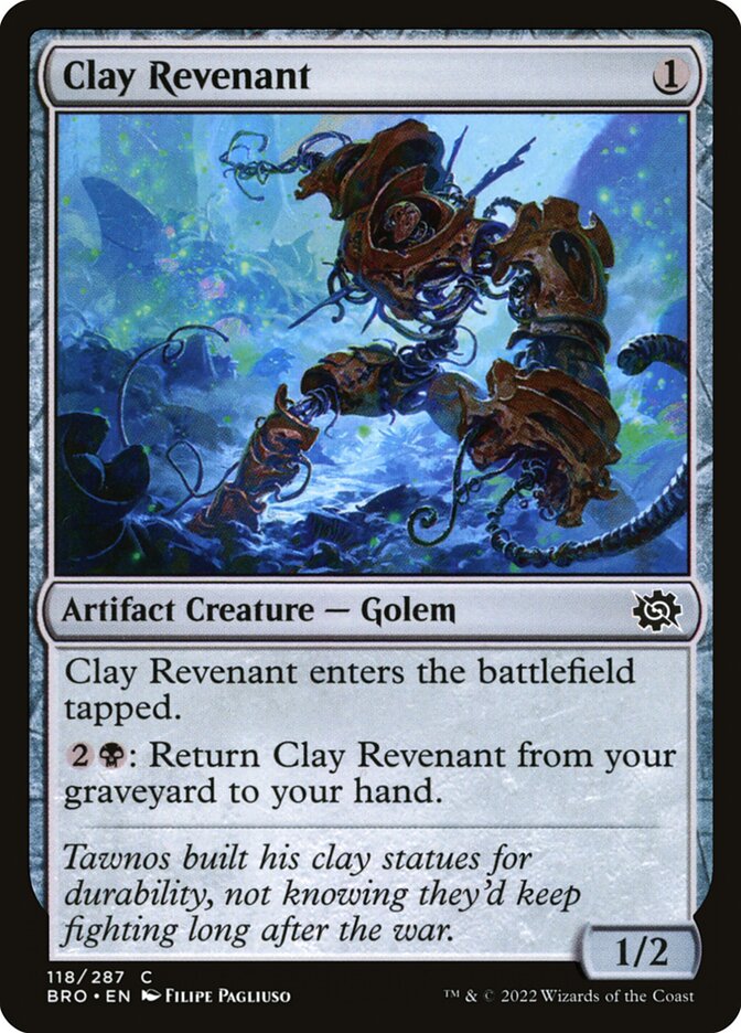 Clay Revenant 118 (The Brothers' War)  - Foil