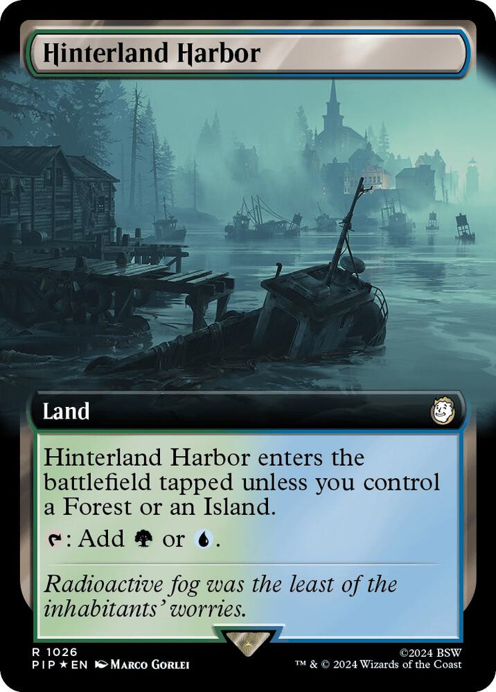 Hinterland Harbor 1026/326 (Universes Beyond: Fallout)  - Extended Art Surge Foil
