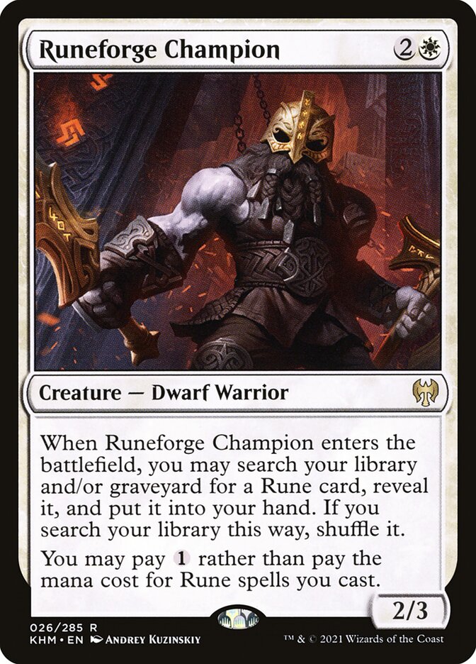 Runeforge Champion 26/285 (Kaldheim) 