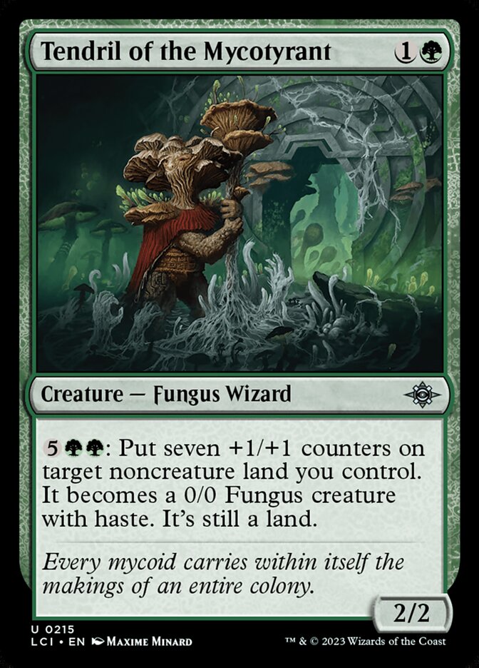 Tendril of the Mycotyrant 215/291 (The Lost Caverns of Ixalan)  - Foil
