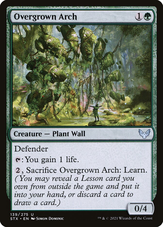 Overgrown Arch 139 (Strixhaven: School of Mages) 