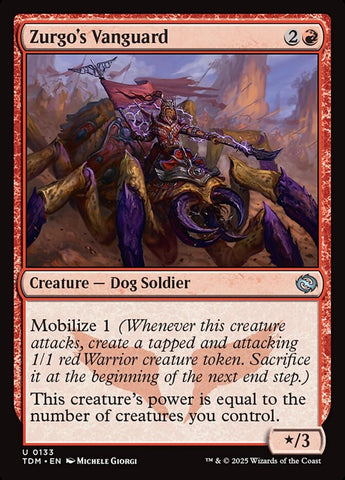 Zurgo's Vanguard 133/291 (Tarkir: Dragonstorm) 