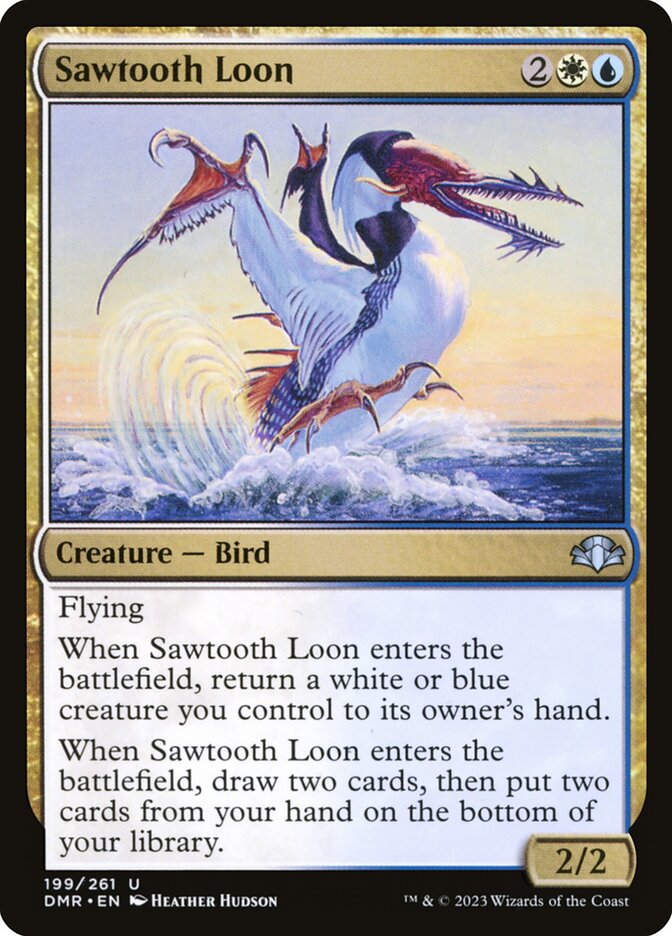 Sawtooth Loon 199/261 (Dominaria Remastered)  - Foil