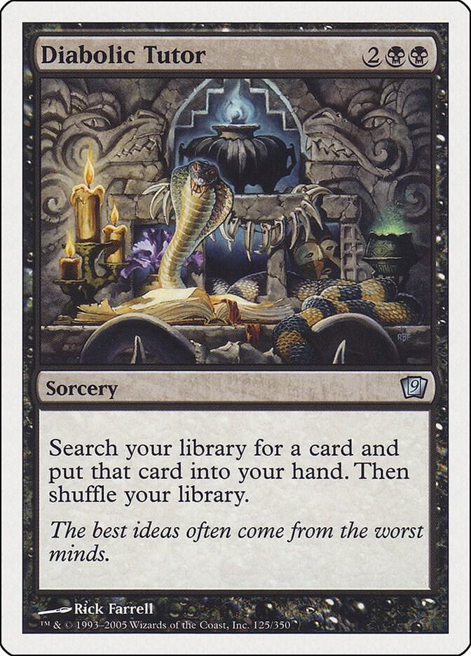 Diabolic Tutor 125 (9th Edition) 