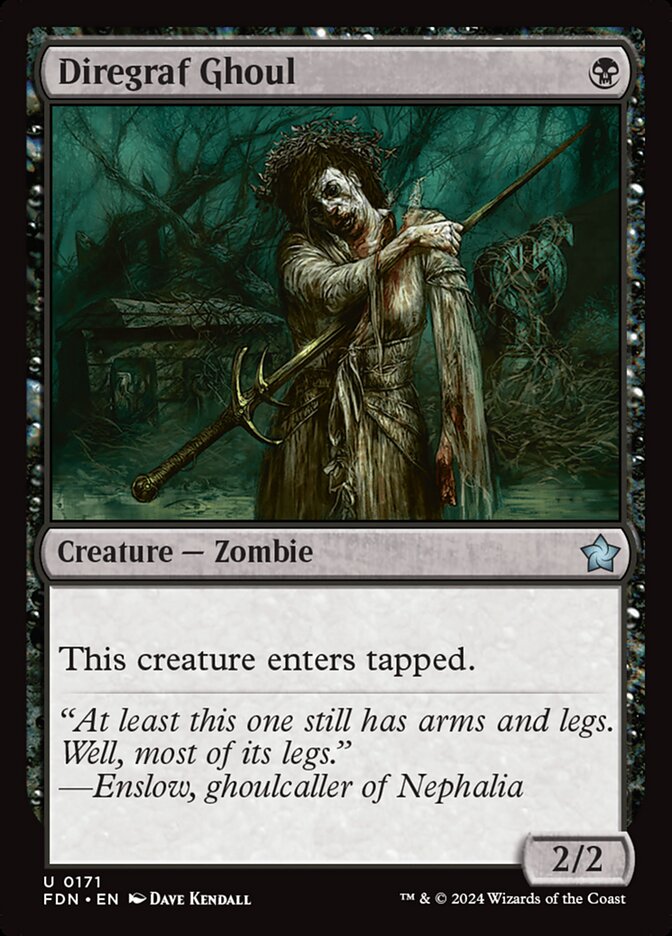 Diregraf Ghoul 171/291 (Foundations)  - Foil