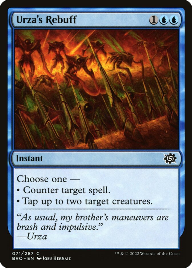 Urza's Rebuff 71/287 (The Brothers' War)  - Foil