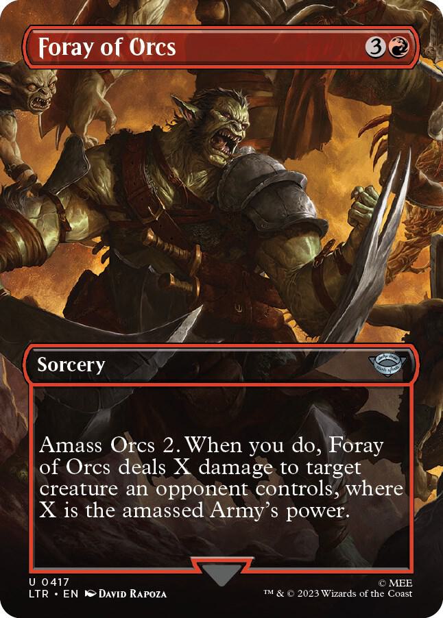 Foray of Orcs 417 (Universes Beyond: The Lord of the Rings: Tales of Middle-earth)  - Borderless