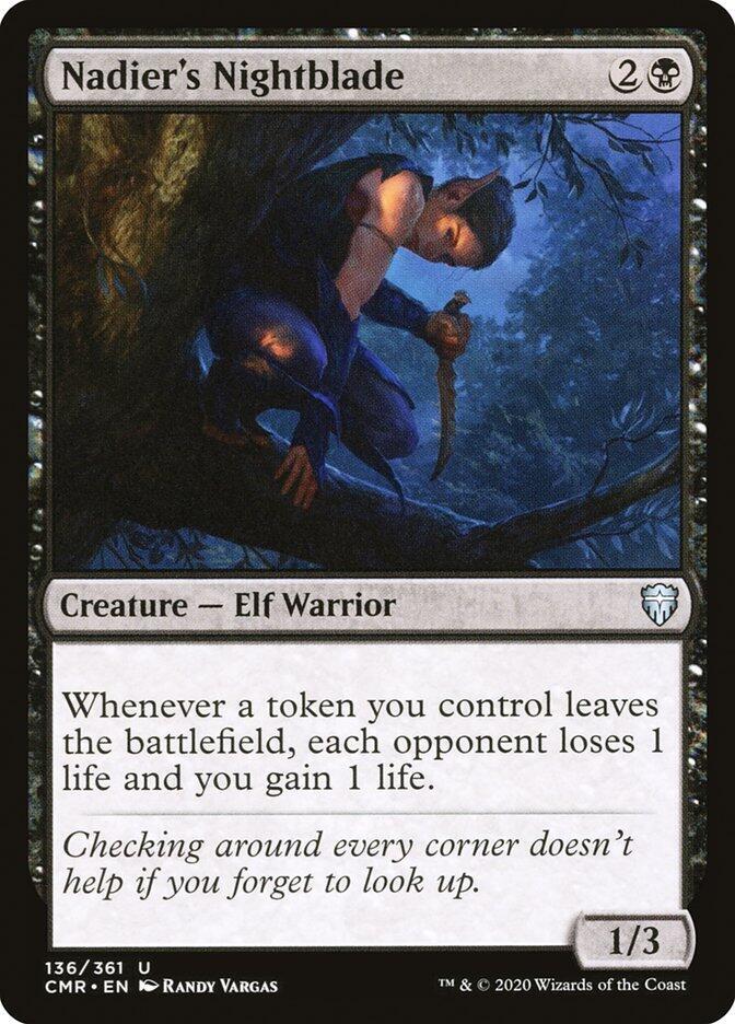 Nadier's Nightblade 136 (Commander Legends) 