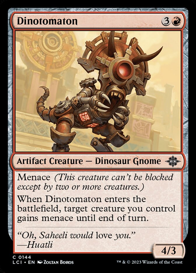 Dinotomaton 144 (The Lost Caverns of Ixalan)  - Foil