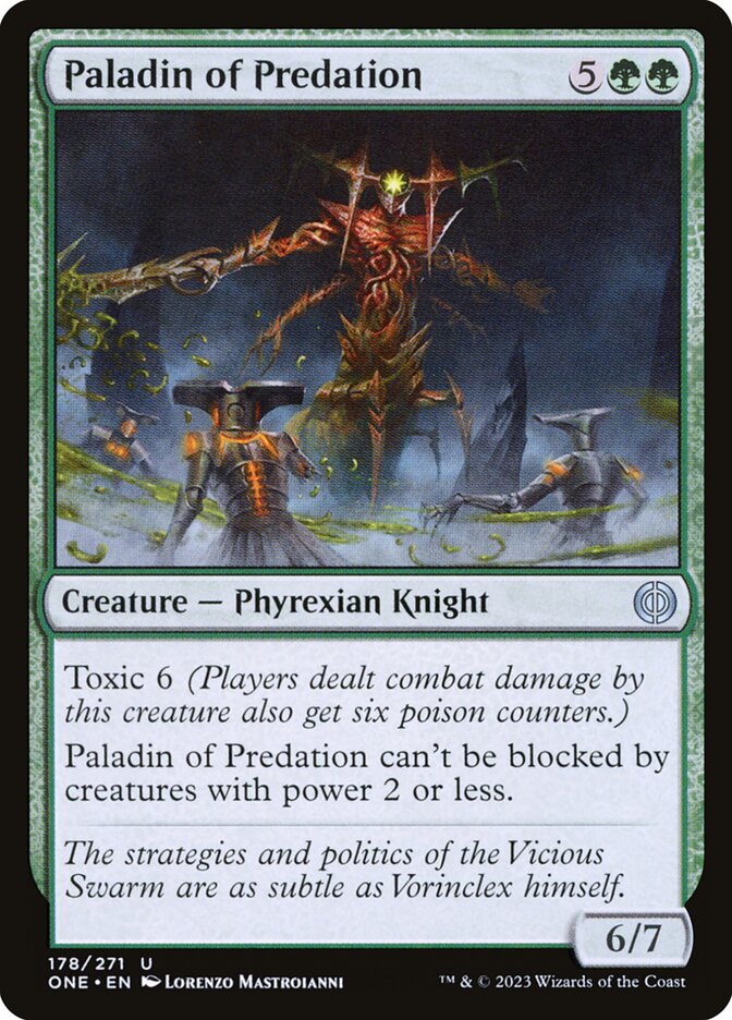 Paladin of Predation 178 (Phyrexia: All Will Be One) 