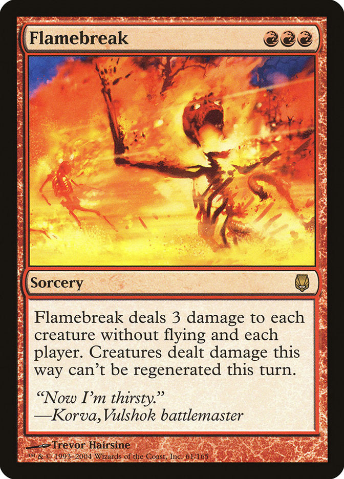 Flamebreak 61/165 (Darksteel) 