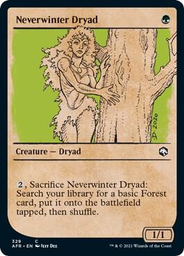 Neverwinter Dryad Showcase 329 (Adventures in the Forgotten Realms) 