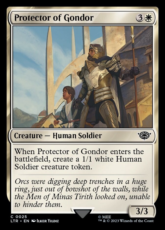 Protector of Gondor 25 (Universes Beyond: The Lord of the Rings: Tales of Middle-earth)  - Foil